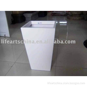 retangular Fiberglass planters, fiberglass pots, garden planters